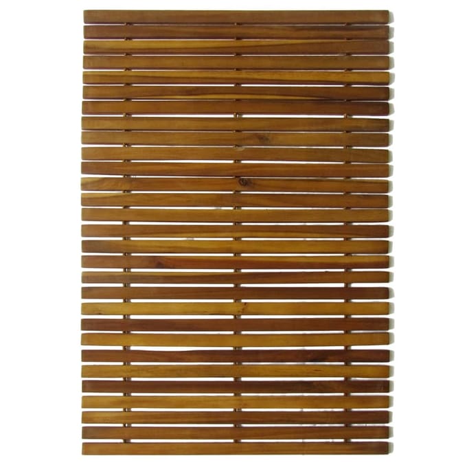 vidaXL - Badmat - acaciahout - 80 - x - 50 - cm - 2 - stuks