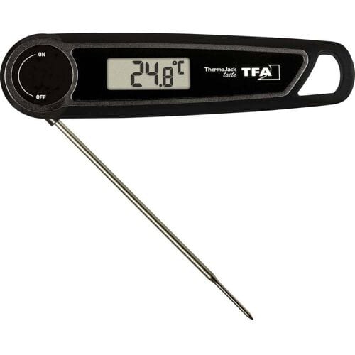TFA Dostmann THERMO JACK TASTE Barbecuethermometer Zwart