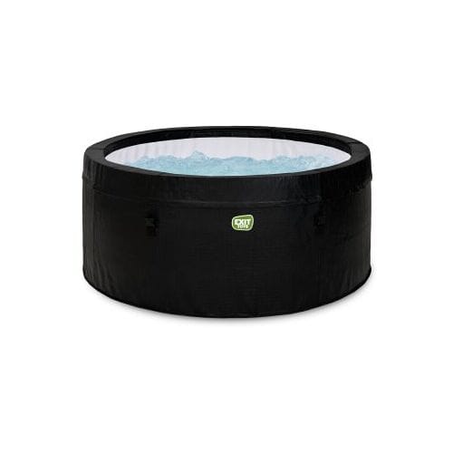 EXIT Leather Premium Opblaasbare Spa - 2 Persoons - Jacuzzi voor Buiten - Hottub met Jets - Zwart
