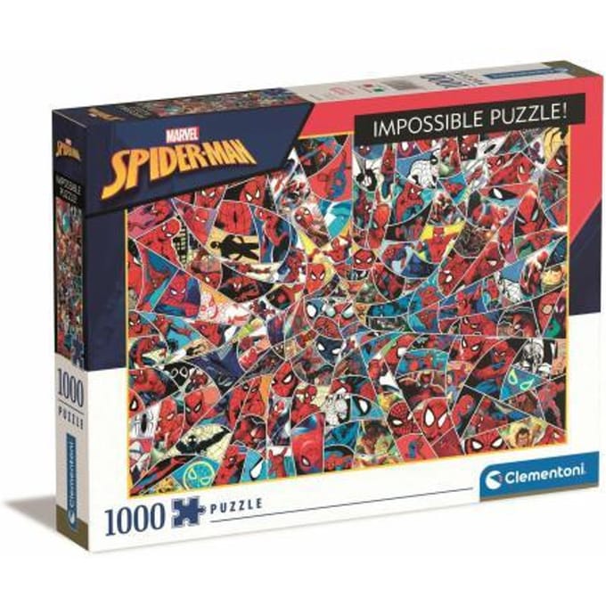 Clementoni Impossible Puzzle Spiderman 1000 stukjes Volwassenen puzzels