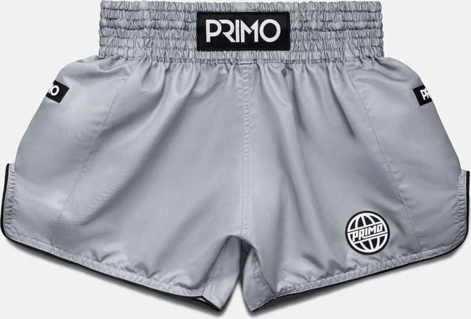 Primo Muay Thai Shorts - Alta Series - Tundra Gray S
