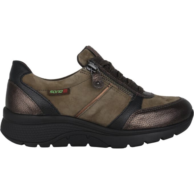 Mephisto Sano Izae - dames rollende wandelsneaker - Bruin - maat 42.5 (EU) 8.5 (UK)