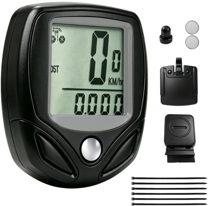 CRLYN® Kilometerteller Fiets - Snelheidsmeter - Fietscomputer Draadloos