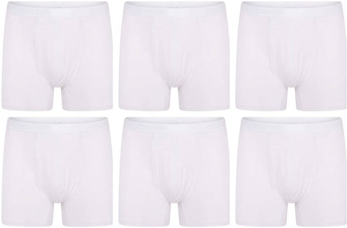 Beeren Heren 6-pack: Wit (gulp) - maat M