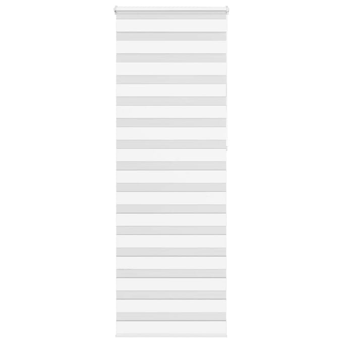 vidaXL - Zebra - rolgordijn - 70x230 - cm - stofbreedte - 65,9 - cm - polyester - wit