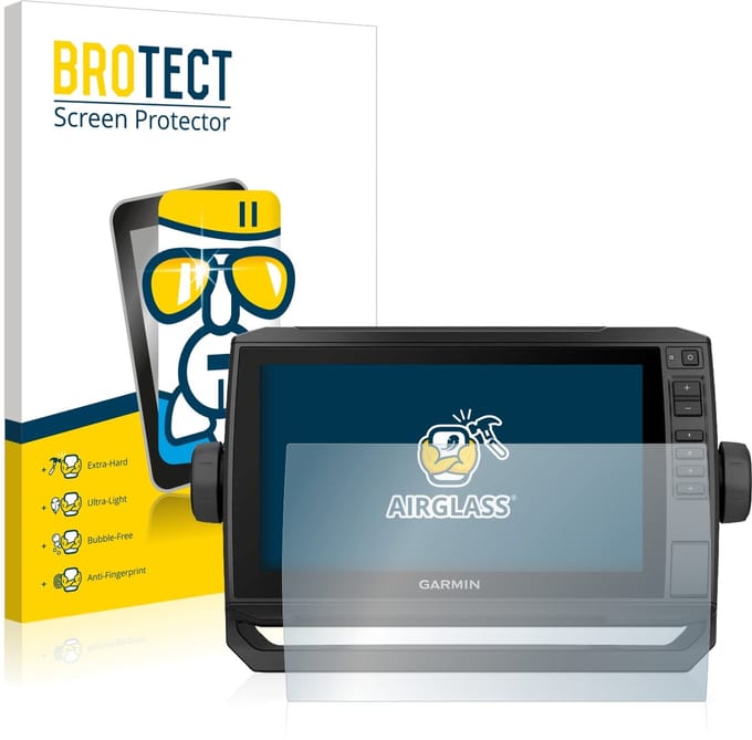 Screenprotector voor Garmin ECHOMAP UHD 92sv Beschermglas transparant