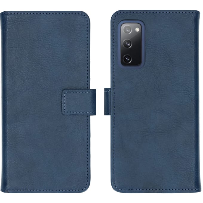 imoshion Hoesje - Geschikt voor Samsung Galaxy S20 FE - Luxe Bookcase - Donkerblauw