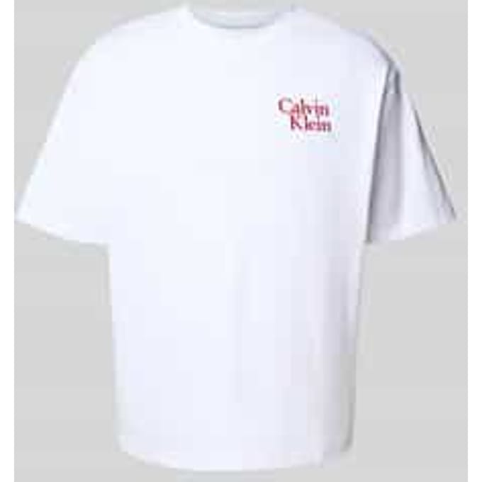T-shirt met labelstitching