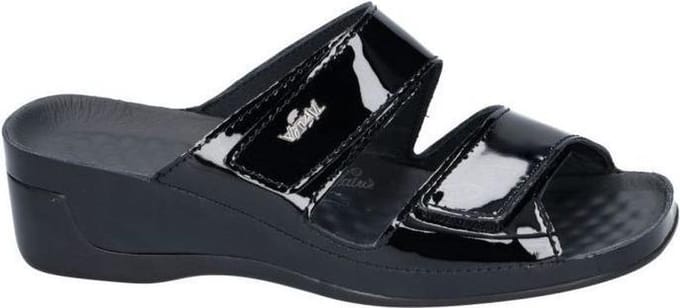 Vital -Dames - zwart - slippers & muiltjes - maat 38