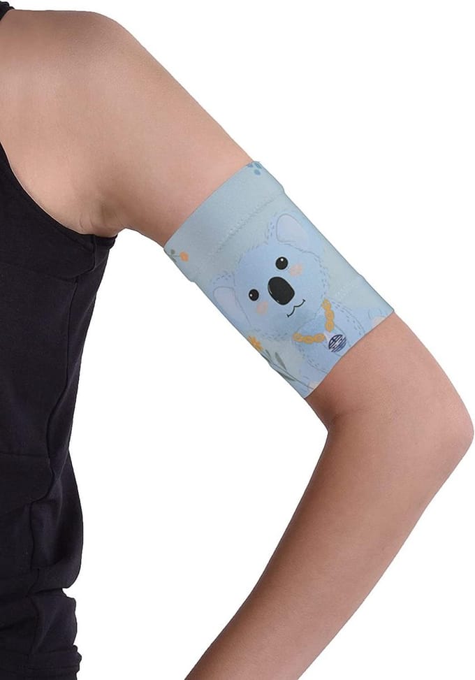 Kinder Armband voor Bloedsuikermeter Sensor en Pomp - Veilige Fixatie CGM Dexcom Libre