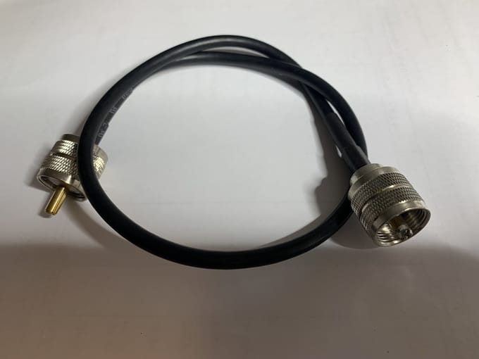 CRT PL-PL aansluitkabel 50cm voor accessoires zend-ontvang apparatuur