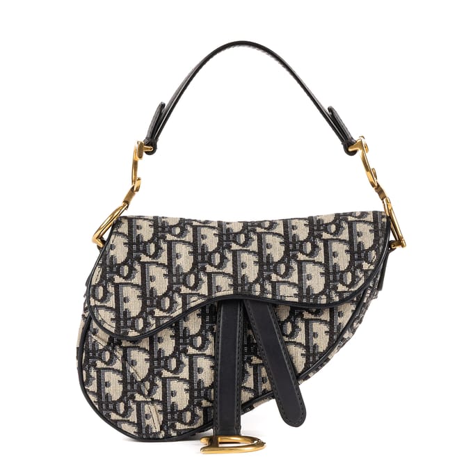 Oblique Saddle Mini Handtas