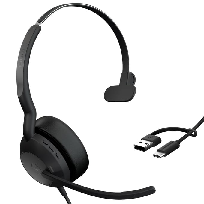 Jabra Evolve2 50 Enkelzijdig / Mono UC (Universal Communications) Ja