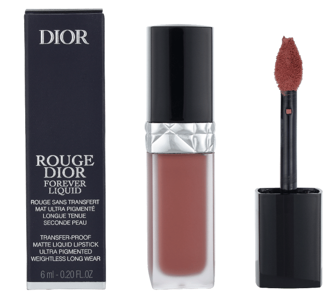 Dior Rouge Dior Forever Liquid Barra De Labios 100 Forever Nude 1un