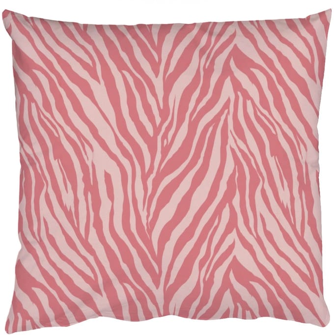 Sierkussens - Kussentjes Woonkamer - 60x60 cm - Zebra - Print - Roze
