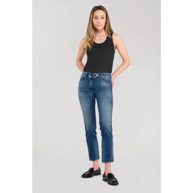 Jeans Le Temps des Cerises Jeans push-up recht hoge taille PULP, 7/8