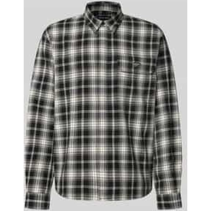 relaxed fit overhemdjack van pure katoen model 'MONTREAL'