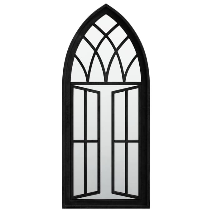 vidaXL - Spiegel - 70x30 - cm - ijzer - zwart