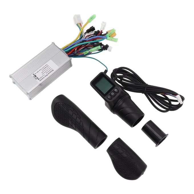 36V 48V 500W 28A Sinusgolf 3 Modes Borstelloze Controller 128DX Halve Draai Gashendel met Paneel white