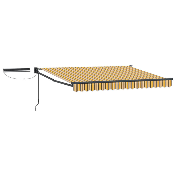 vidaXL - Elektrisch - Uitschuifbare - Zonneluifel - 3 - x - 2,5 - m