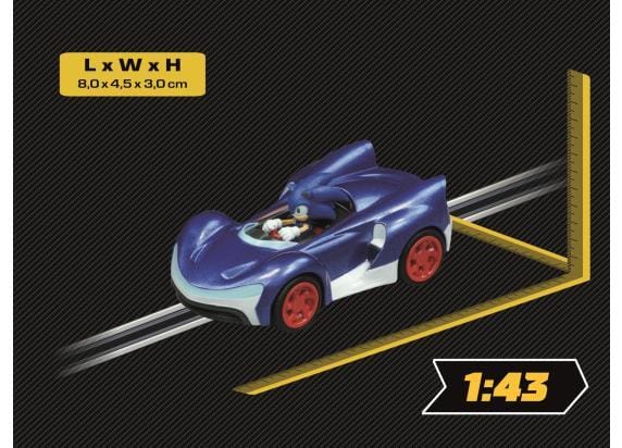 Carrera Go!!! Speelgoedvoertuig - GO!!! - Sonic the Hedgehog auto