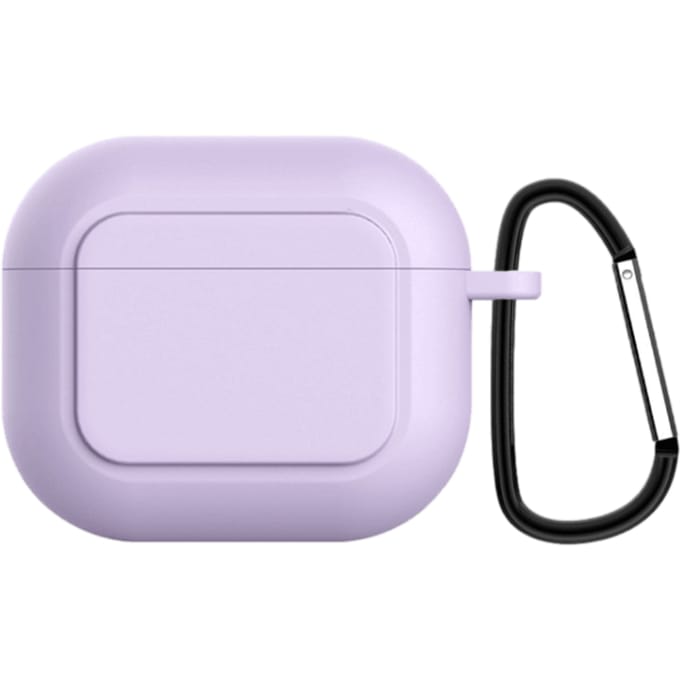 Mocaa Schokbestendige Siliconen Cover voor AirPods 3 Paars