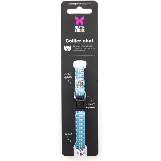 Kattenhalsband nylon Martin Sellier Safety