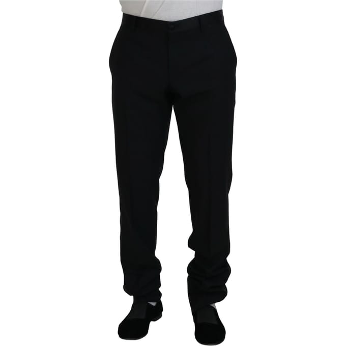Klassieke Pas Broek Zwart