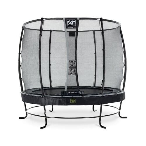 EXIT Elegant Premium Trampoline ø253cm - met Veiligheidsnet - Rond - Voor Kinderen - Zwart