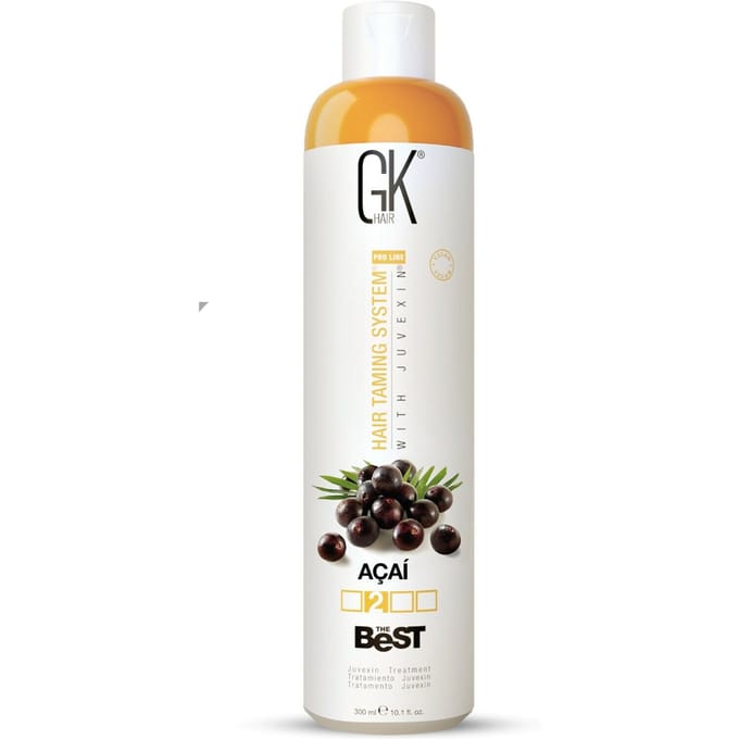 Global Keratin, De Beste Acai, Haarcrème Behandeling, Voor Gladmaken, 300 ml