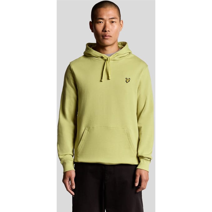 Lyle & Scott Loopback katoenen hoodie - geel