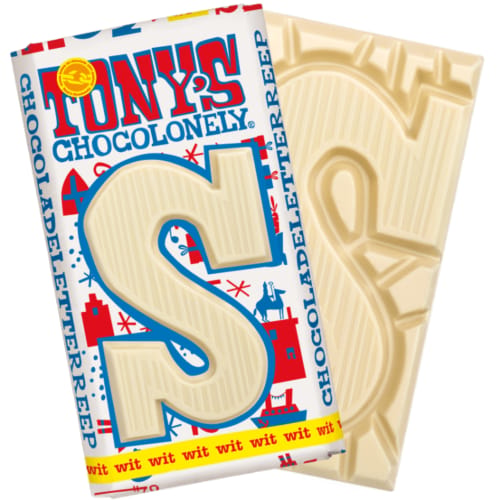 Tony’s chocolonely letterreep s - wit