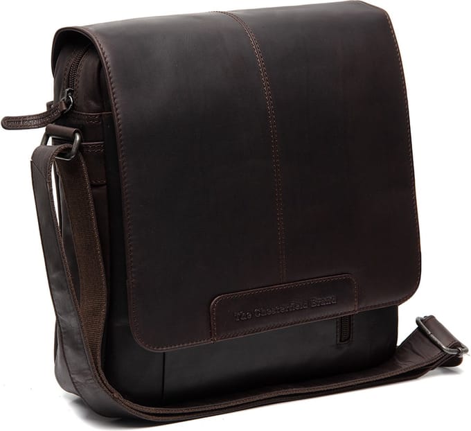 The Chesterfield Brand Schoudertas Raphael Shoulderbag Brown Bruine