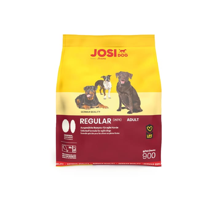 JosiDog Regular Kip - Voordeelpakket: 5 x 900 g
