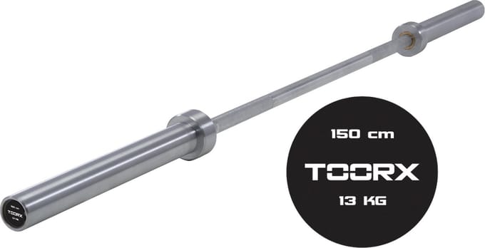 Toorx Professional - Halterstang - BO-150 - Power Training - 150 cm - Maximale Belasting 320 kg - 50 mm