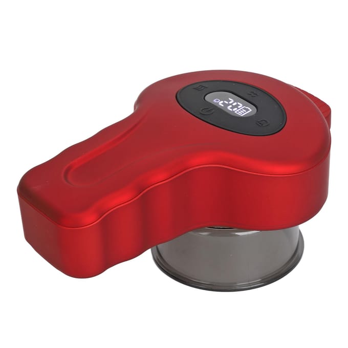 Cupping Apparaat 12 Versnellingen Zuiging Rode Verlichting Elektrisch Vacuüm Gua Sha Cupping Massager red