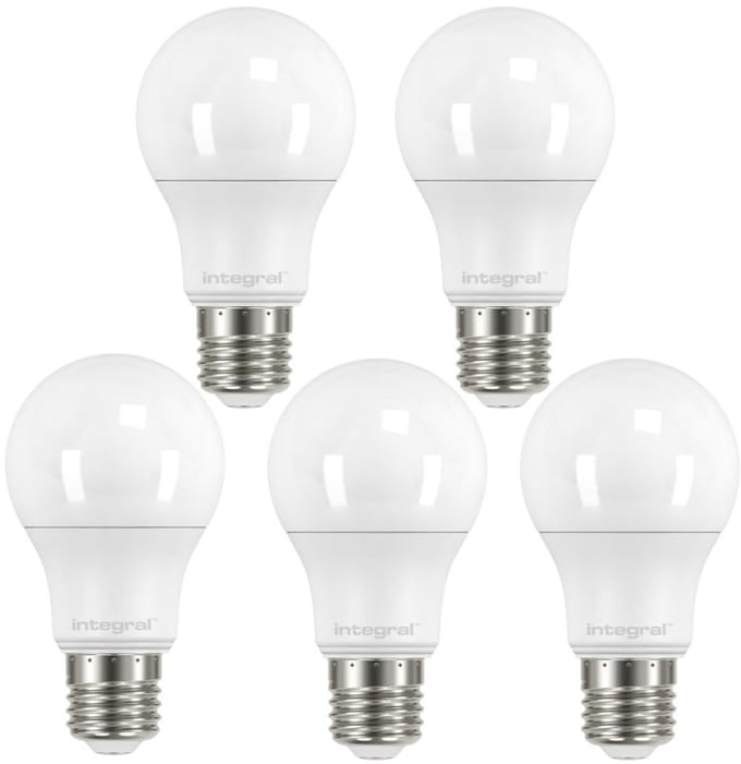 5 Pack - E27 Led Bol Lamp A60 - 7W -806 Lm - 2700K Warm Wit - Non Dimmable