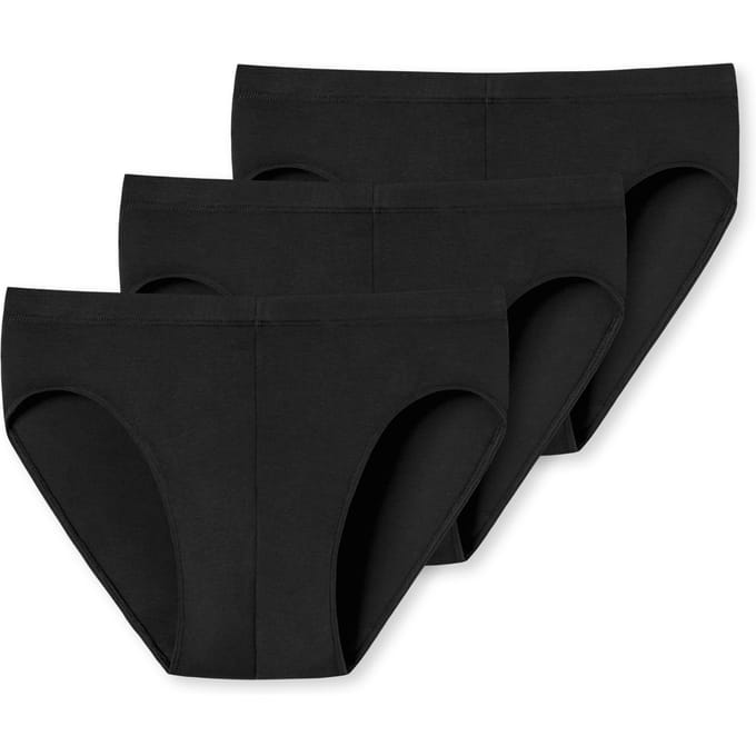 Uncover by Schiesser 3PACK Supermini Heren Onderbroek - zwart