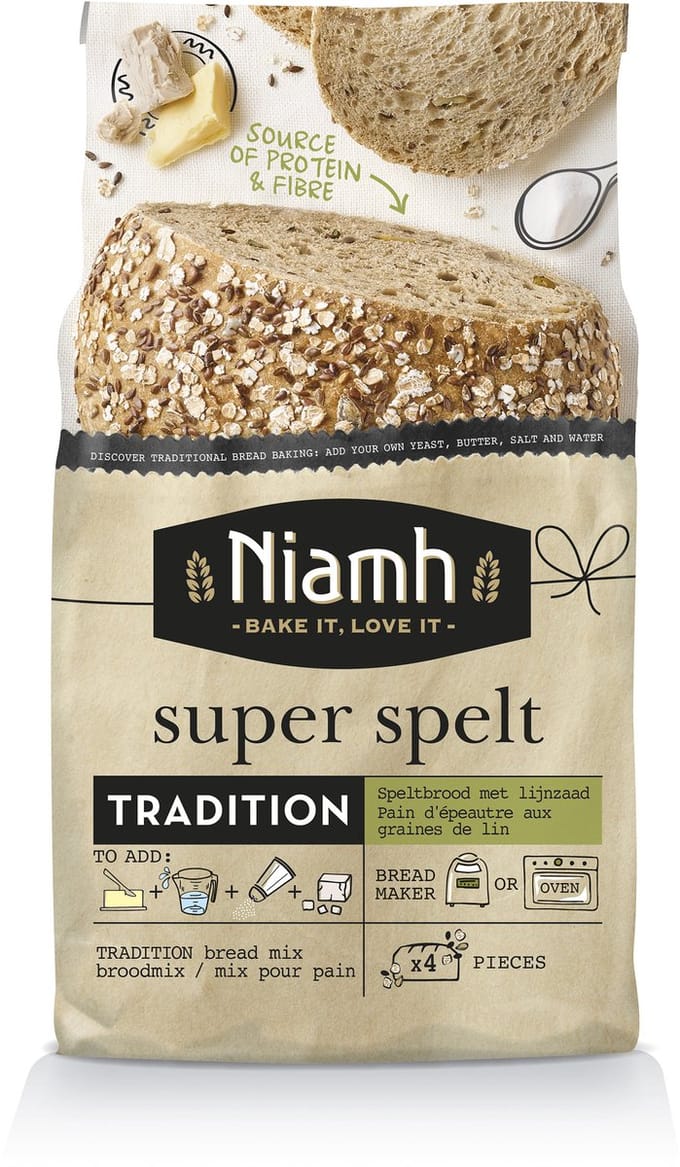 Niamh Super Spelt - Tradition Broodmix - 2 kg