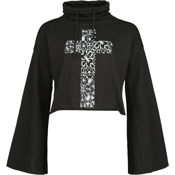 Outer Vision - Gothic Sweatshirts - Gallow - M tot XXL - voor Vrouwen - zwart