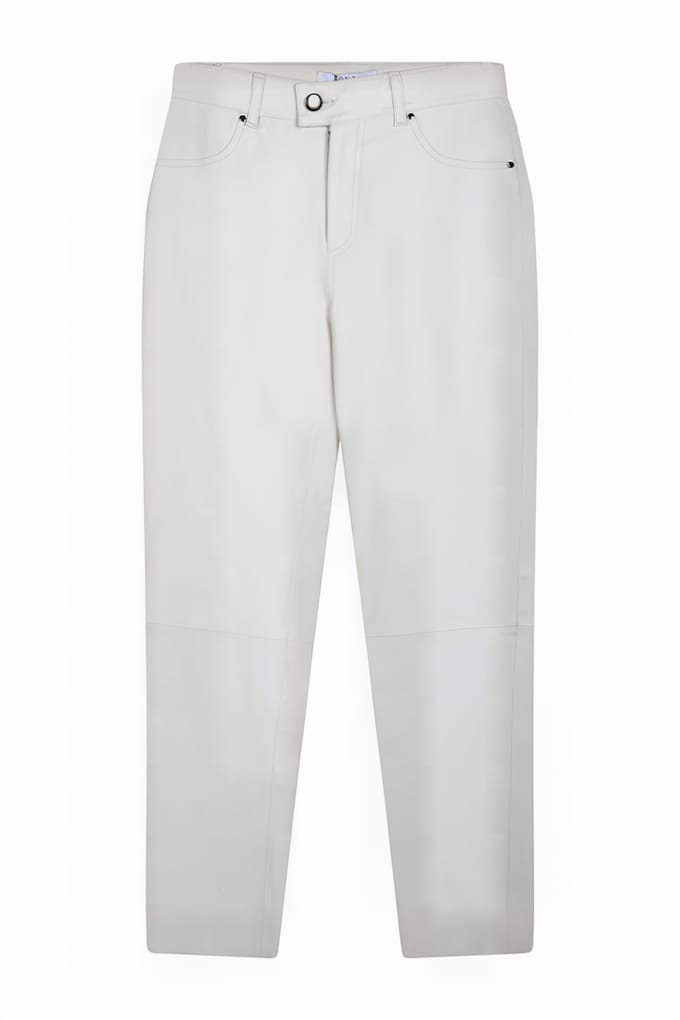 DNA Amsterdam Lana White Taglia: 34 | Pantaloni di pelle Outlet | Donna | Bianco