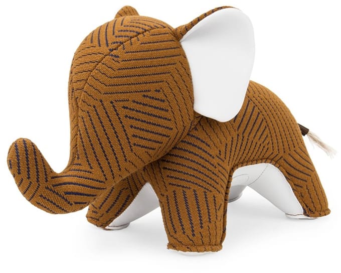 Zuny Kvadrat Razzle Dazzle-Olifant-Bruin-Boekensteun