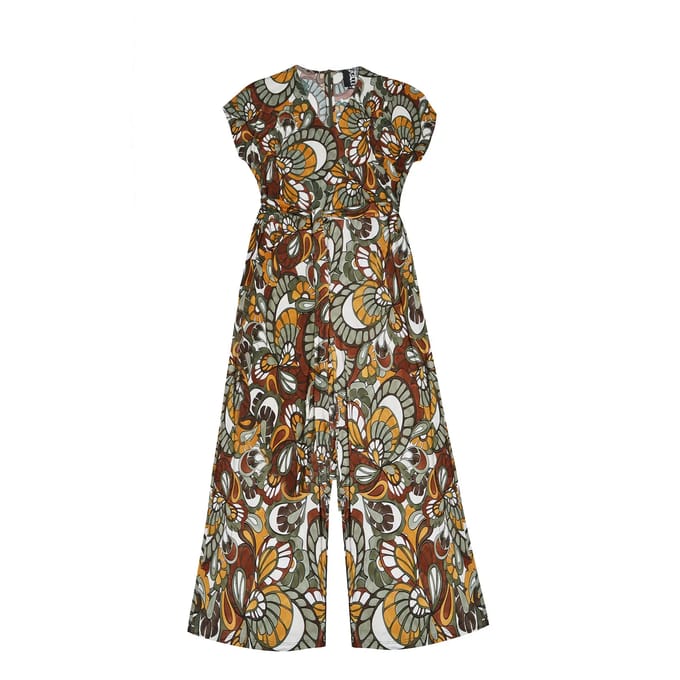 Jersey jumpsuit met riem dames Mat Fashion