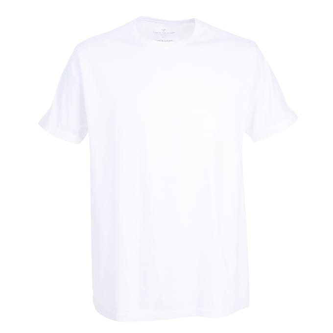 TOM TAILOR - Ohio - Heren Ondershirt met ronde hals - 2-pack - Wit