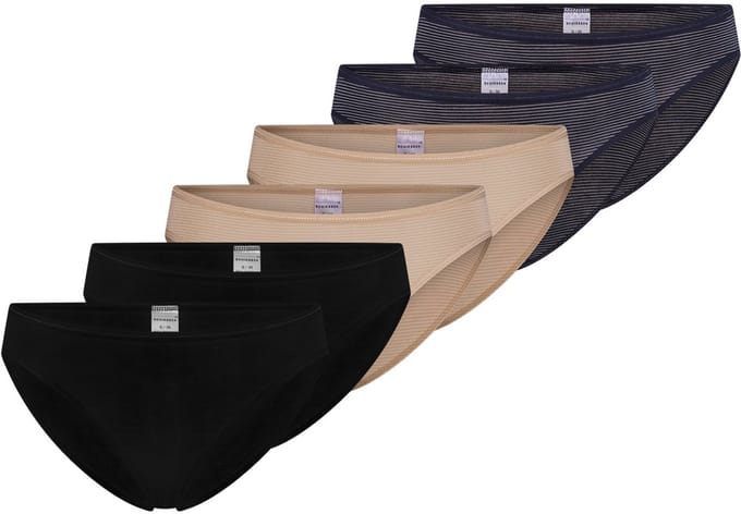 Schiesser Dames tai slip 6 pack Modal Essentials