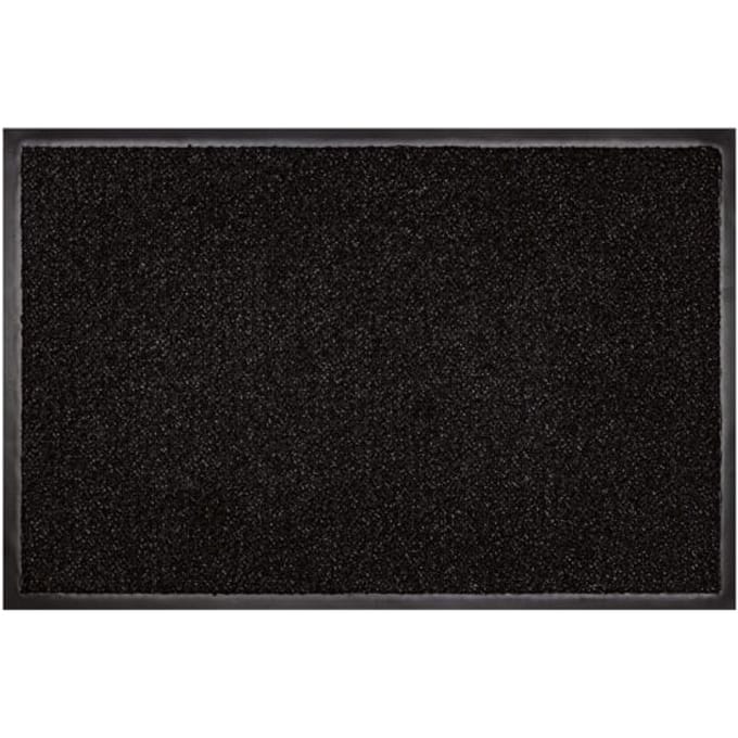 Hamat Portal Zwart 90 x 150 cm - Schoonloopmat - Deurmat Binnen - Antislip - Econyl - 7,5 mm