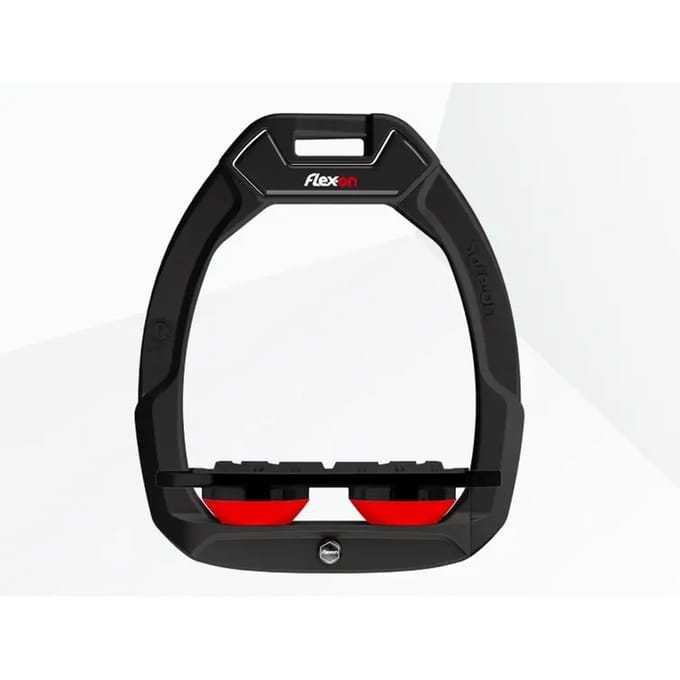Veiligheidszittingen Plat Grip Zwart/Zwart/Rood Flex-On Safe-On