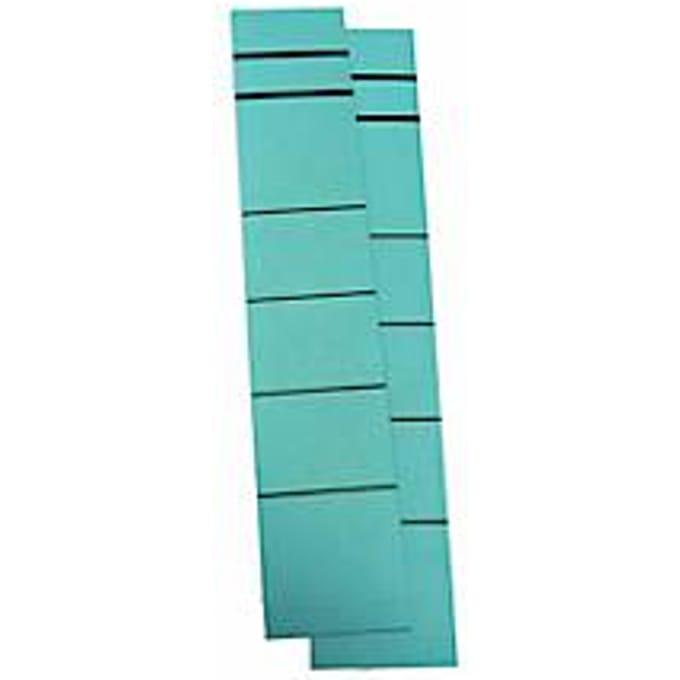 Rugetiket, rugbreedte 39 mm, zelfklevend, 10 stuks, blauw