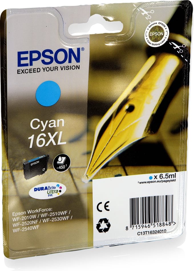 Epson 16XL - Inktcartridge / Cyaan