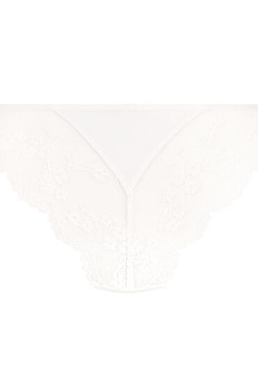 Hunkemöller Hoog uitgesneden brazilian Caro Wit